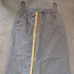 Orvis fully lined wool skirt